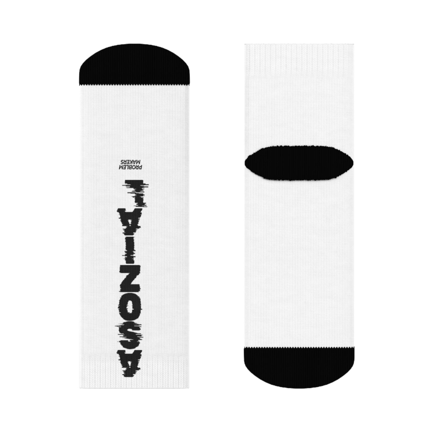 Trendy Graphic Crew Socks - Cool Streetwear Designs for Casual Comfort