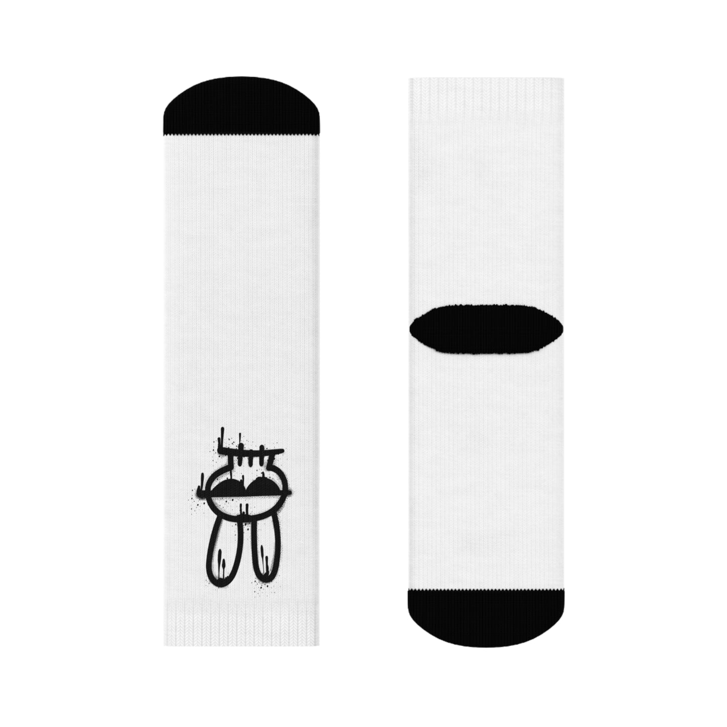 Trendy Graphic Crew Socks - Cool Streetwear Designs for Casual Comfort