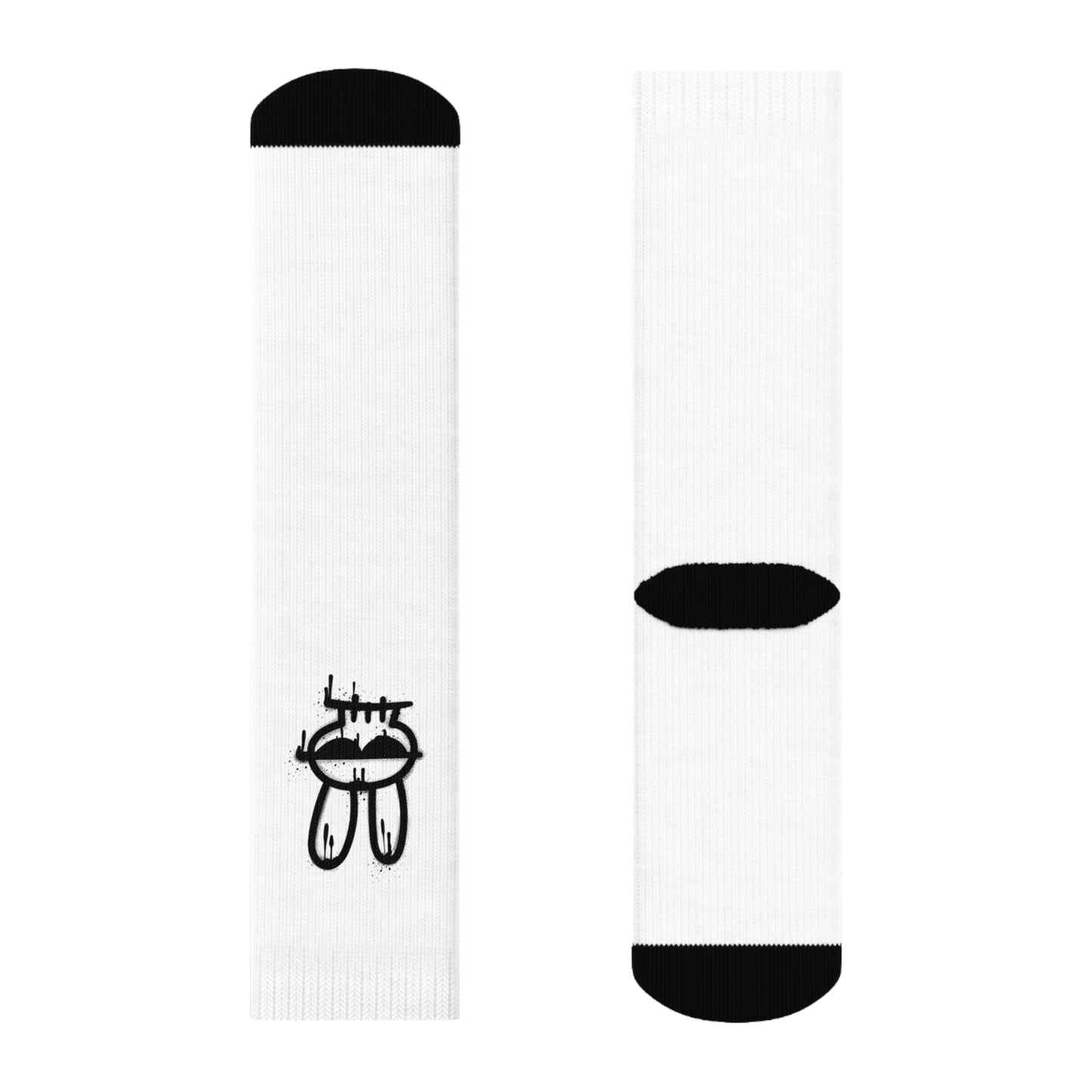 Trendy Graphic Crew Socks - Cool Streetwear Designs for Casual Comfort