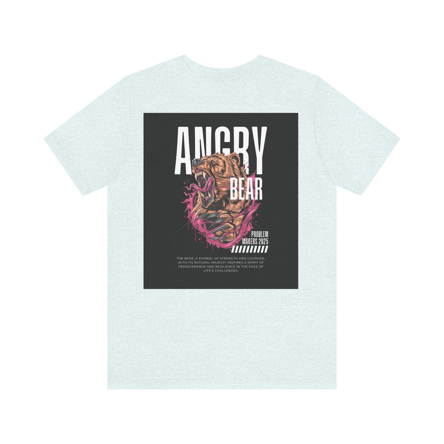 Angry Bear Graphic Tee - Unisex Jersey Short Sleeve T-Shirt