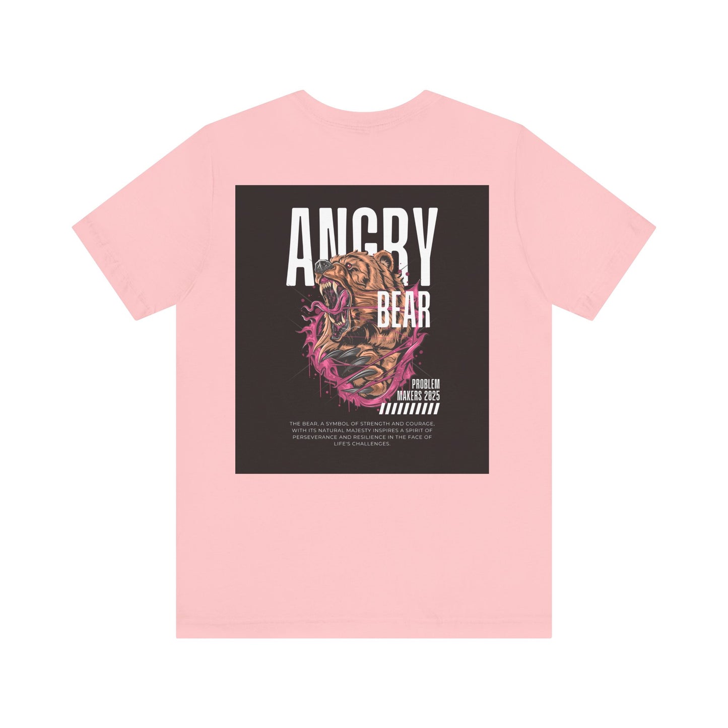 Angry Bear Graphic Tee - Unisex Jersey Short Sleeve T-Shirt