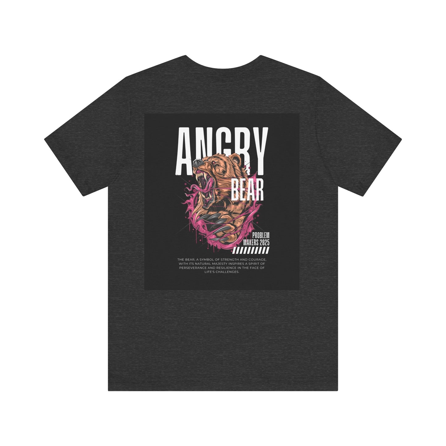 Angry Bear Graphic Tee - Unisex Jersey Short Sleeve T-Shirt