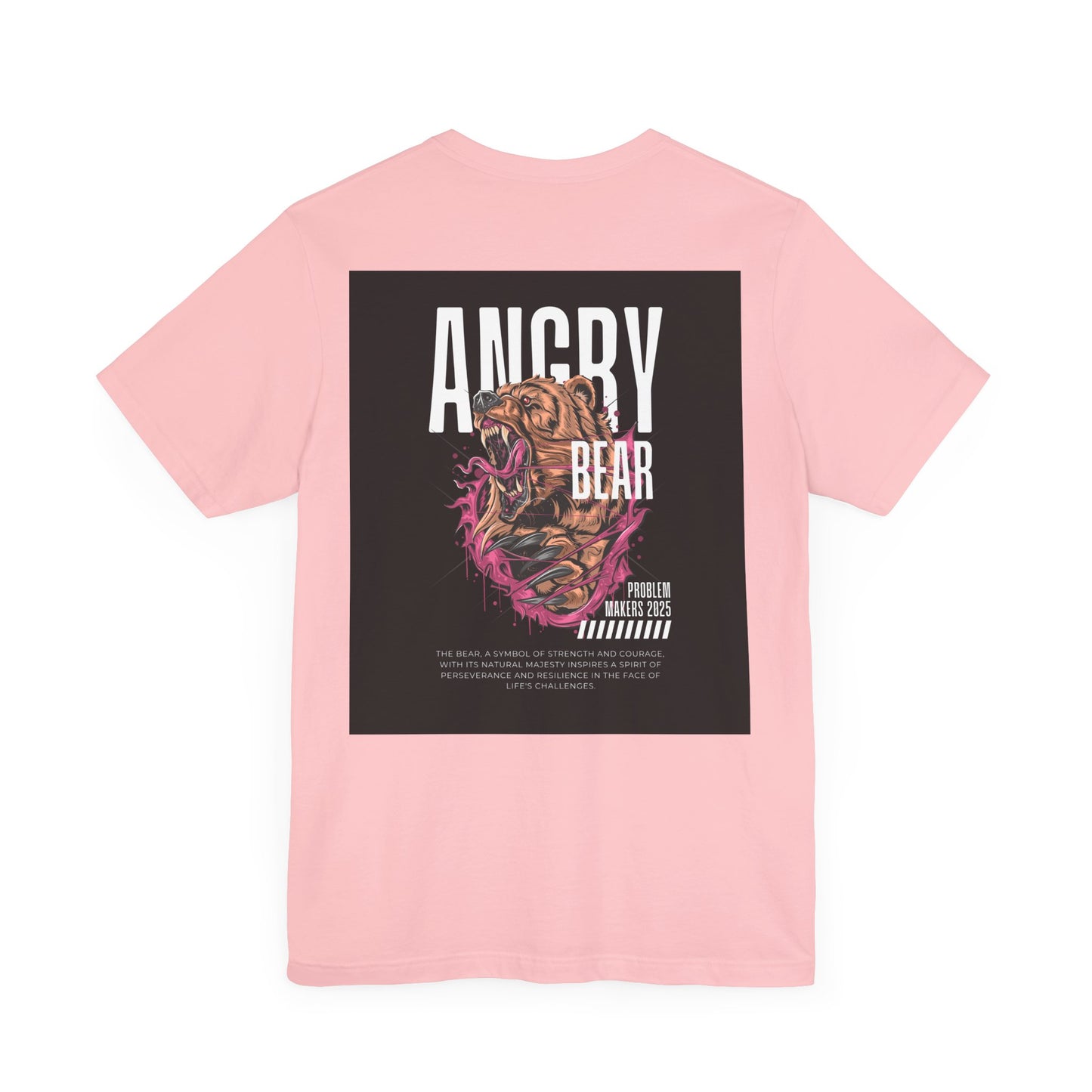 Angry Bear Graphic Tee - Unisex Jersey Short Sleeve T-Shirt